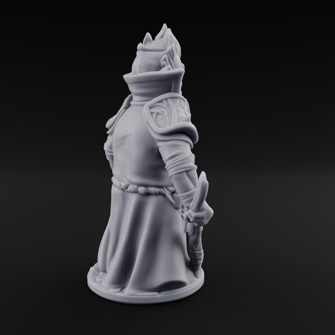 Flame Palming Gnome Pyromancer A Miniature for Dungeons and Dragons, Pathfinder or other TTRPGs