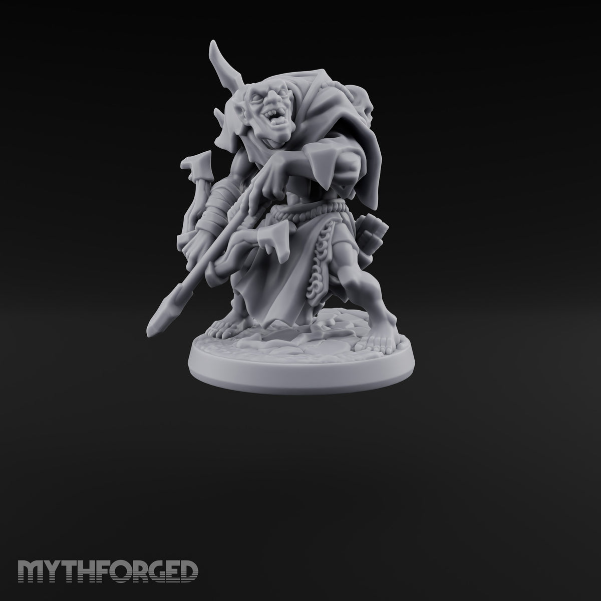 Volley Before Breakfast Goblin Warrior B — Bald
