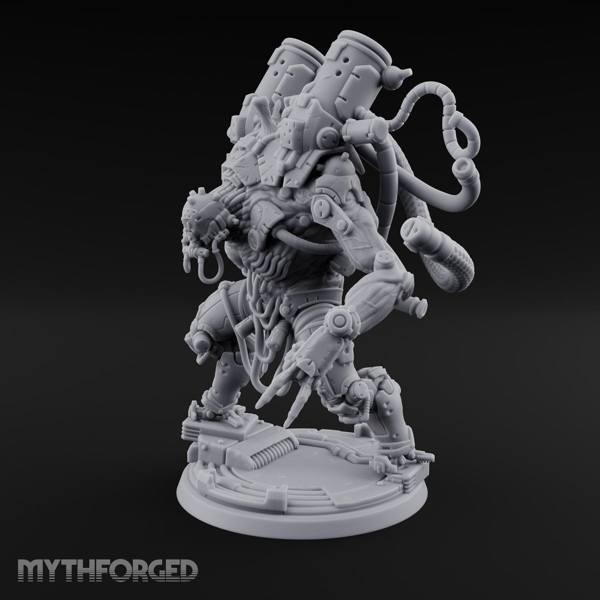 Tube-Fed, Never Satisfied Flesh Golem Canister Brute