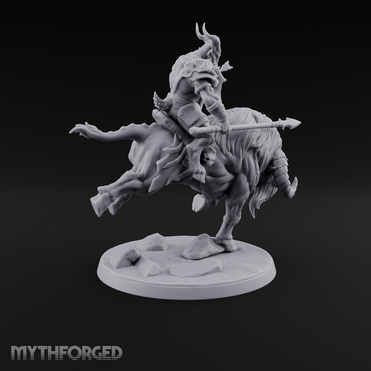 Thundering Into Battle Beastman Gorthek Riders — B · Without