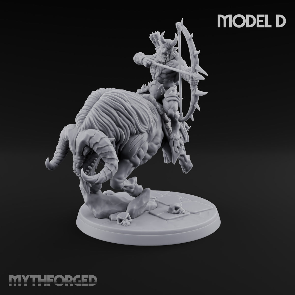 Thundering Into Battle Beastman Gorthek Riders — D · Without