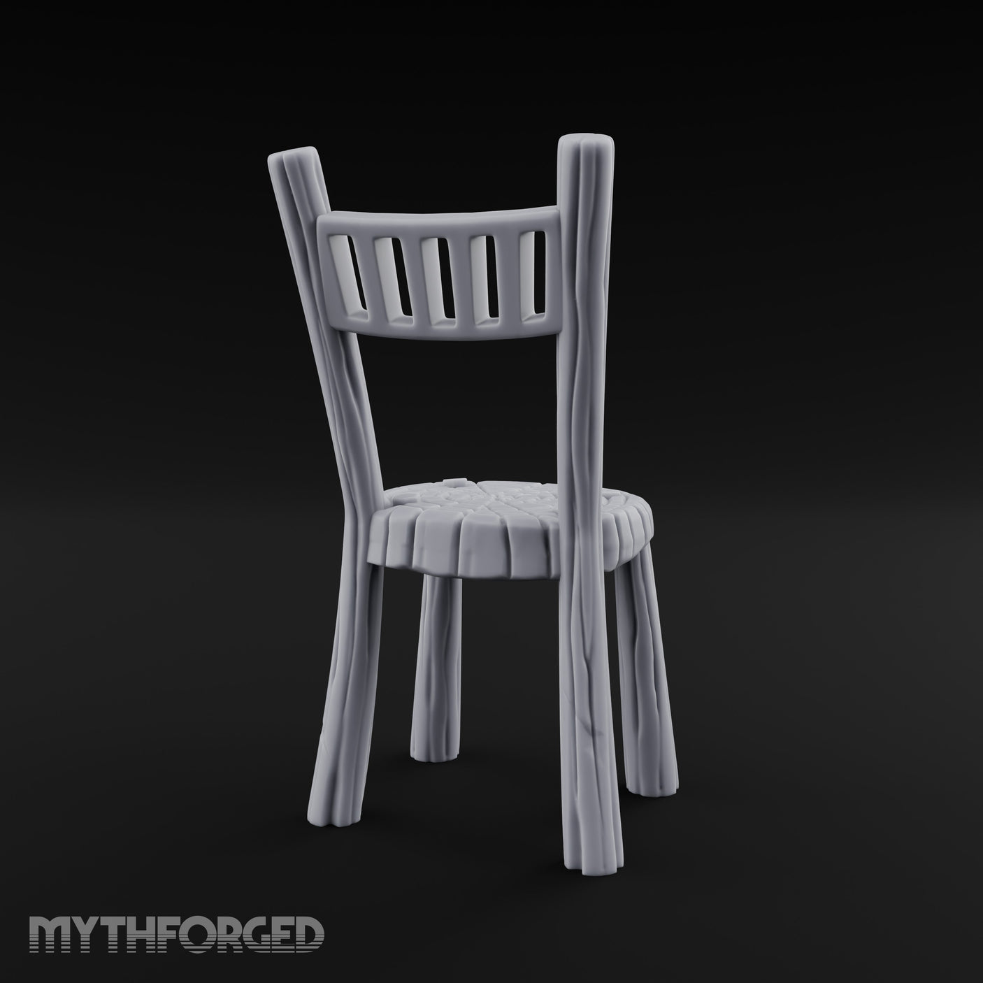 Grain-Streaked Slat-Backed Tavern Chair gallery 5