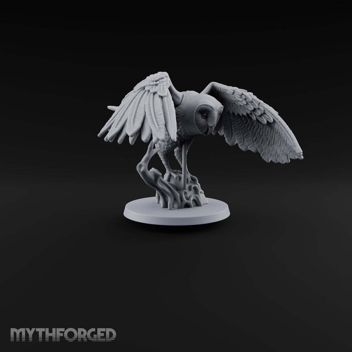 Taking Wing Elf Great Owl Riders Miniature for Dungeons and Dragons, Pathfinder or other TTRPGs