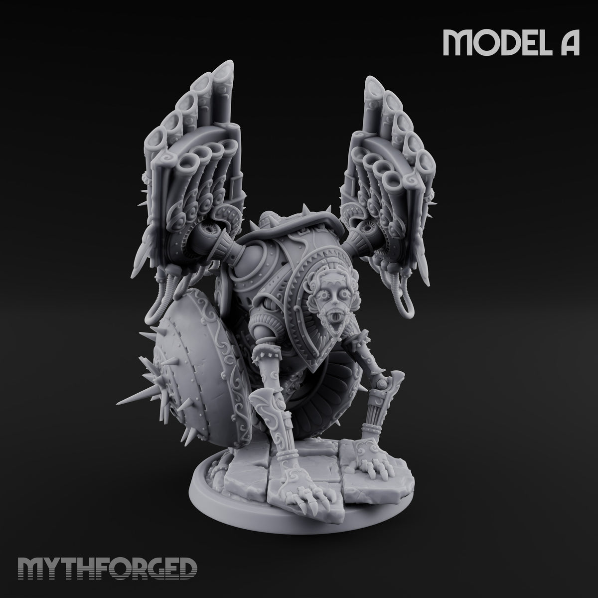Spiked Wheel, Spiked Mood Warforged Wheeled Automatons — A