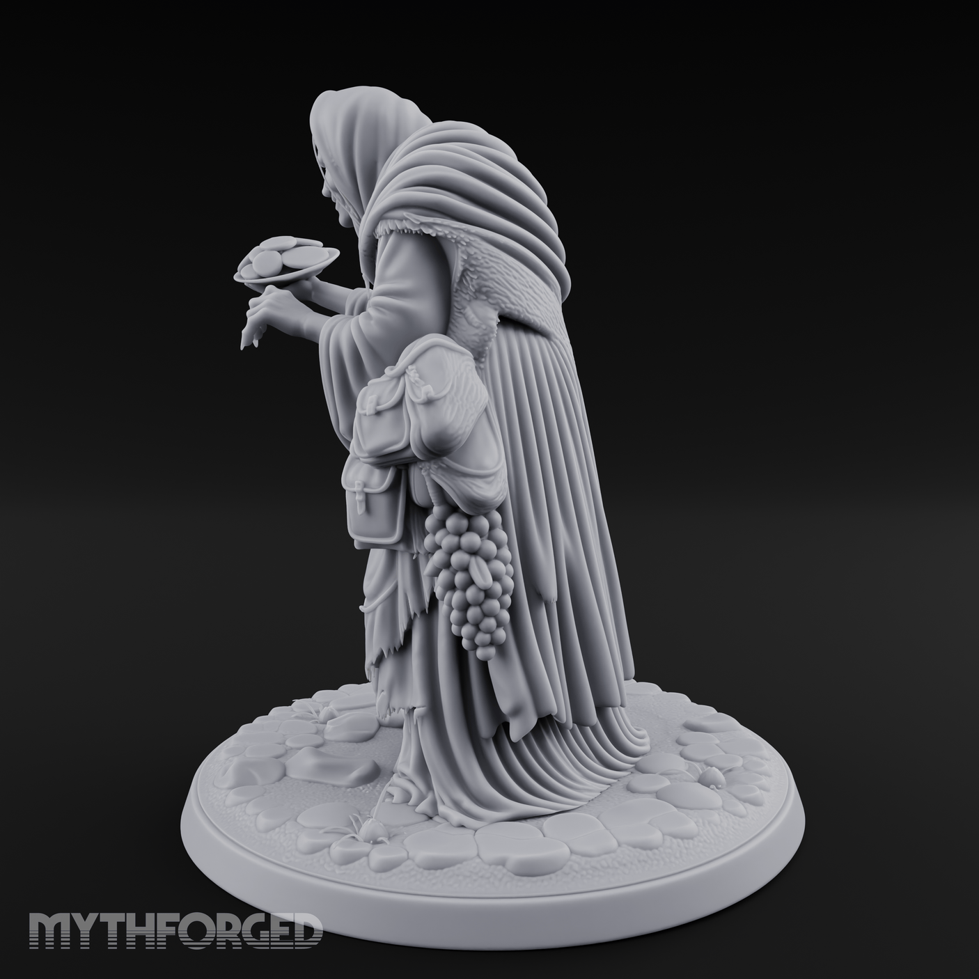 Plate Offering Hag Miniature for Dungeons and Dragons, Pathfinder or other TTRPGs