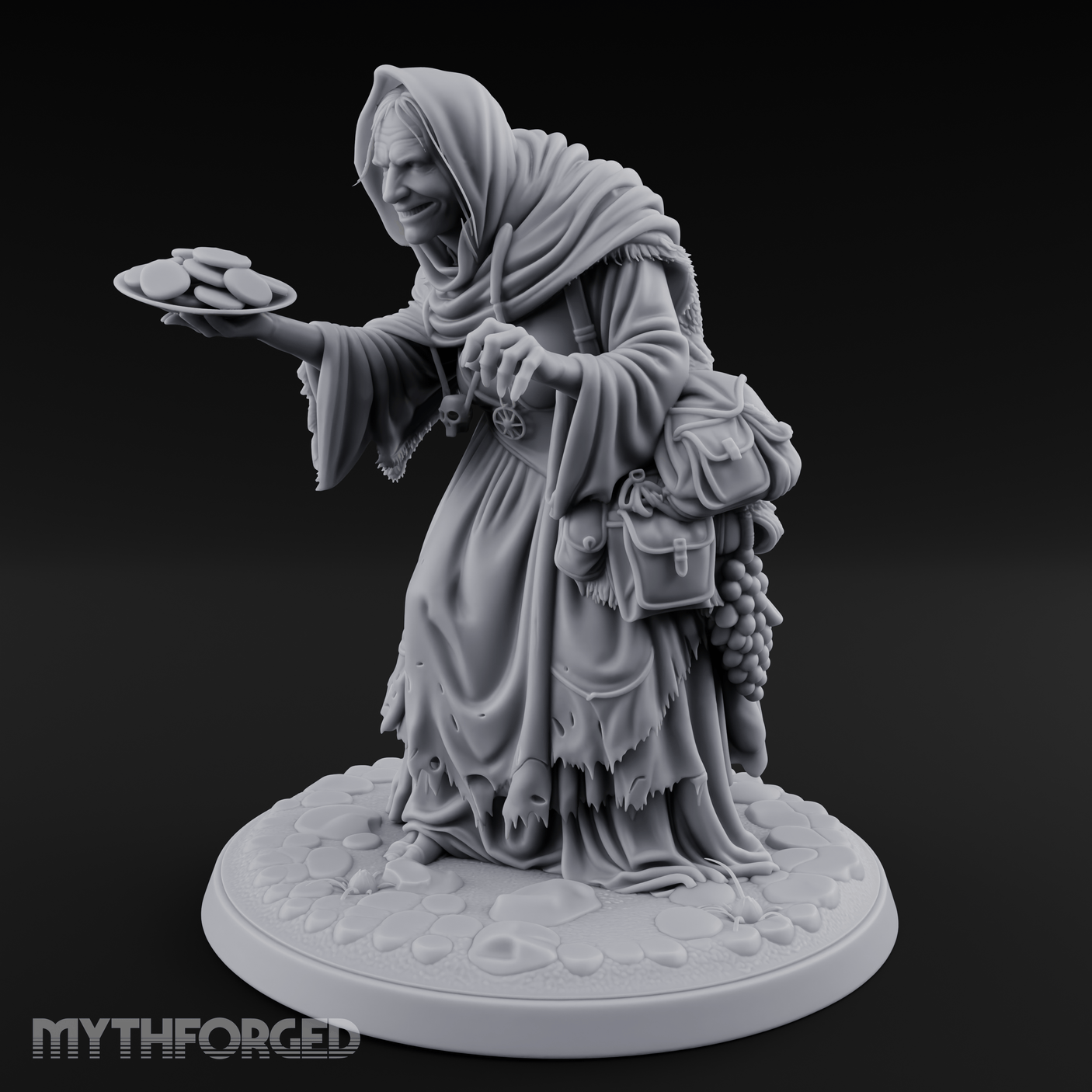 Plate Offering Hag Miniature for Dungeons and Dragons, Pathfinder or other TTRPGs