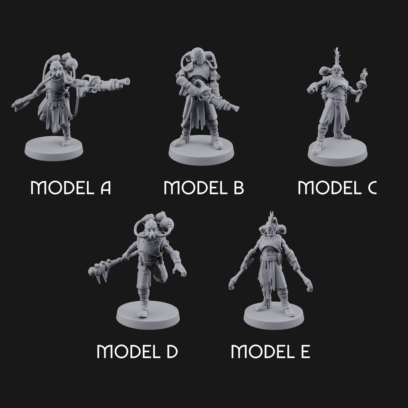 Enhanced Human Artificers Miniature for Dungeons and Dragons, Pathfinder or other TTRPGs