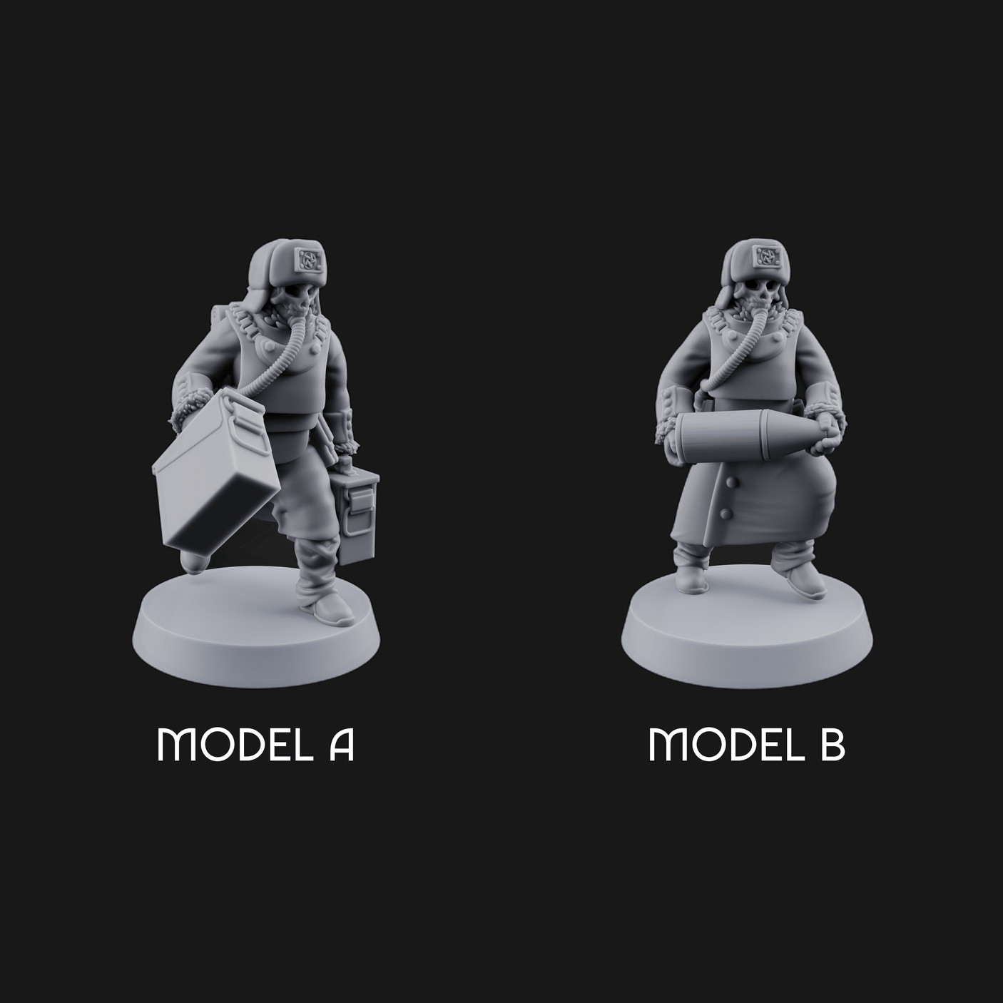 Munitions Running Human Guardsmen Miniature for Dungeons and Dragons, Pathfinder or other TTRPGs