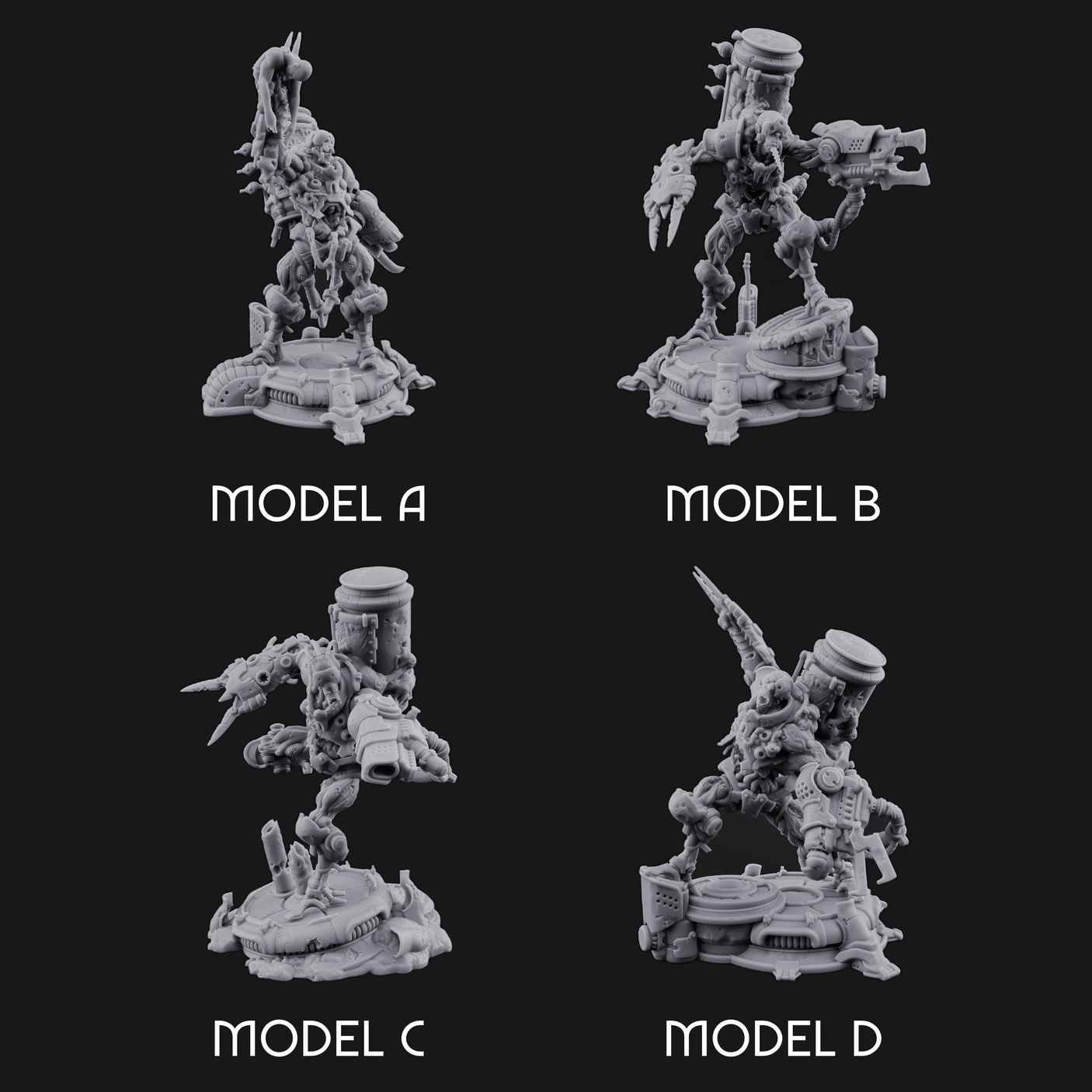 Junk Hoarding Necrolinked Wights Miniature for Dungeons and Dragons, Pathfinder or other TTRPGs