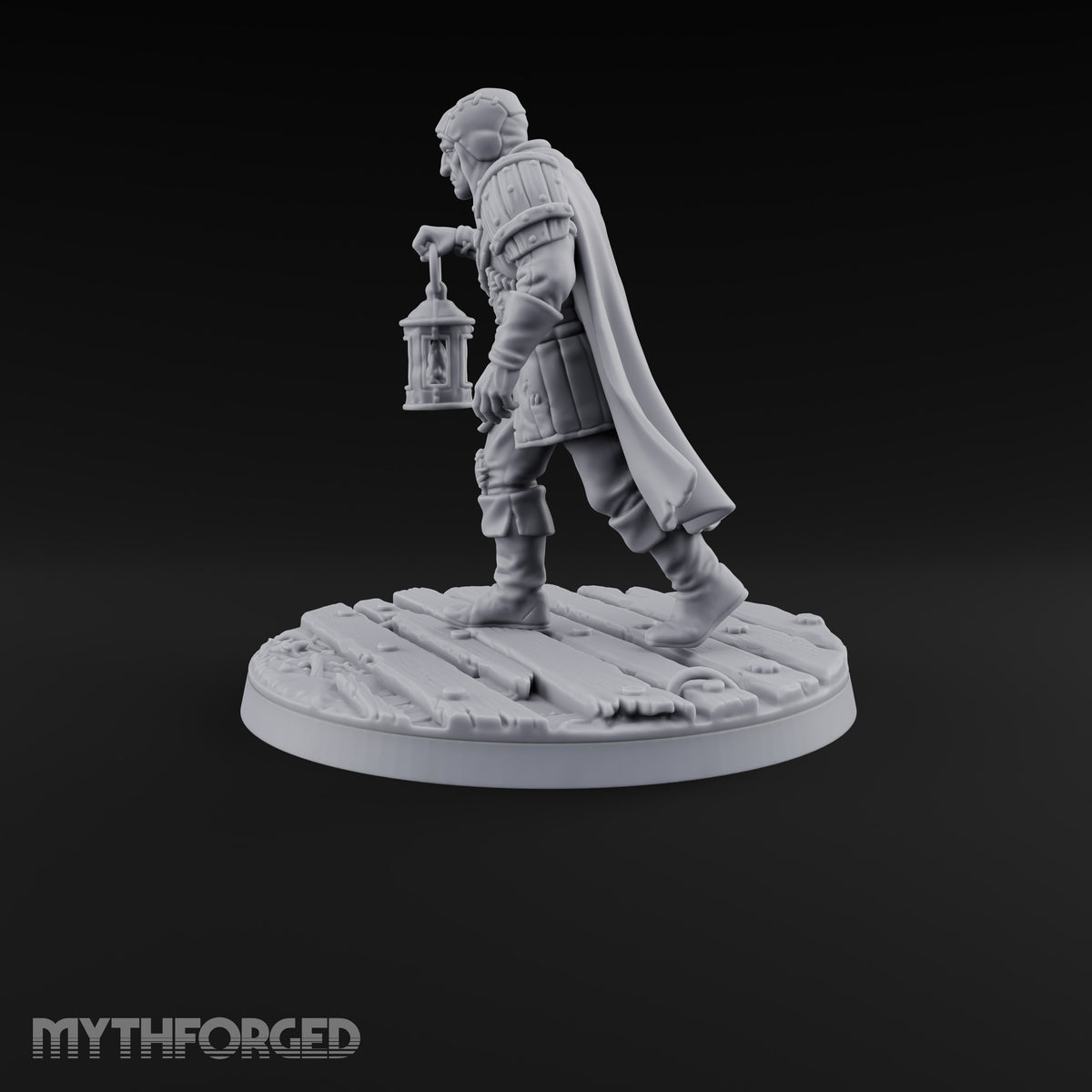 Holding the Line Human Guard B Miniature for Dungeons and Dragons, Pathfinder or other TTRPGs
