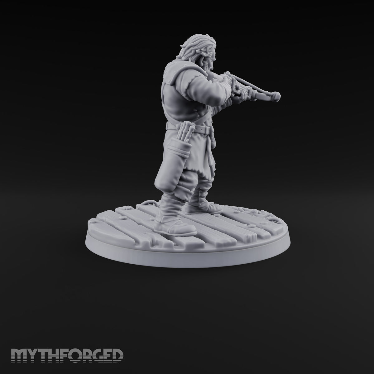 Holding the Line Human Guard D Miniature for Dungeons and Dragons, Pathfinder or other TTRPGs