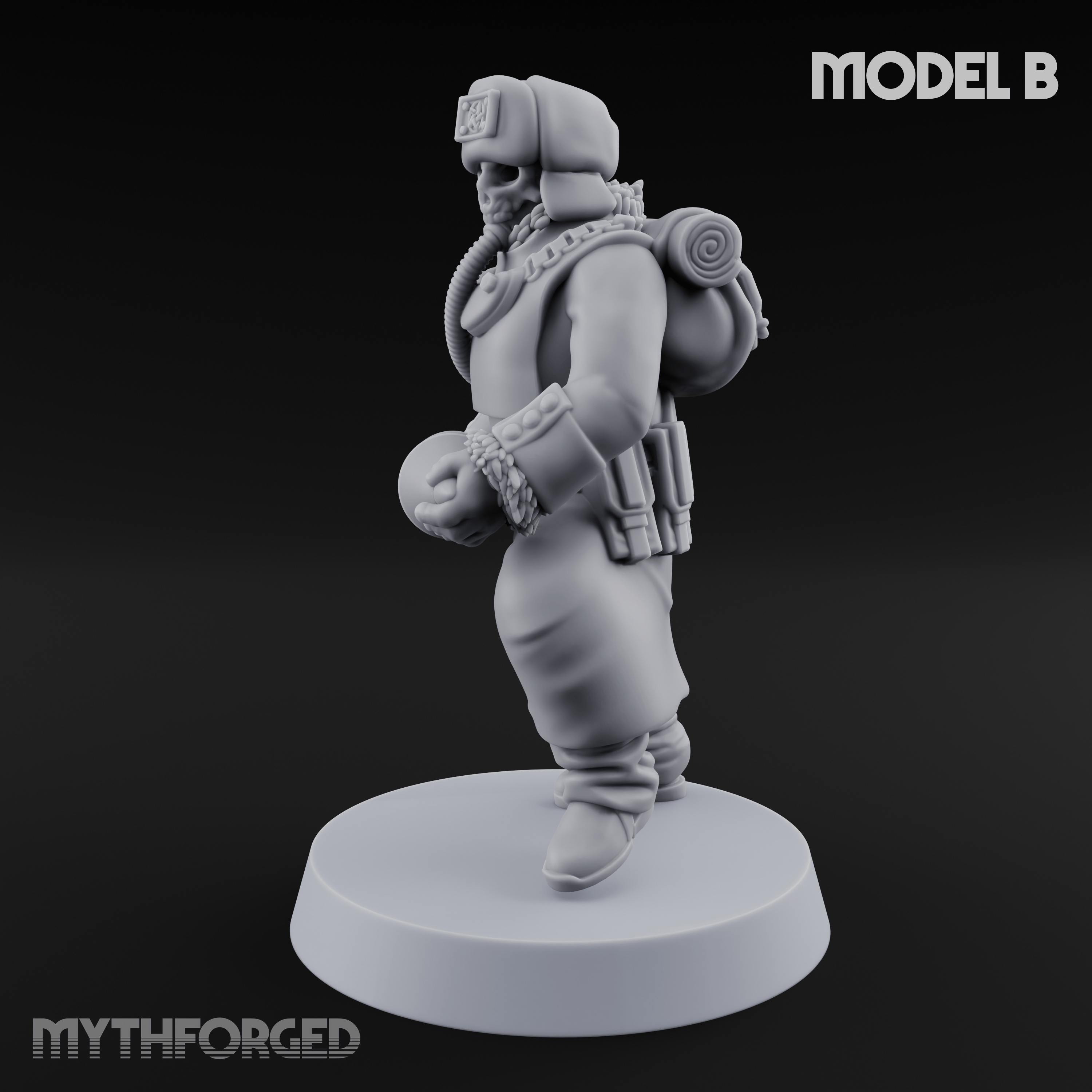 Munitions Running Human Guardsmen B