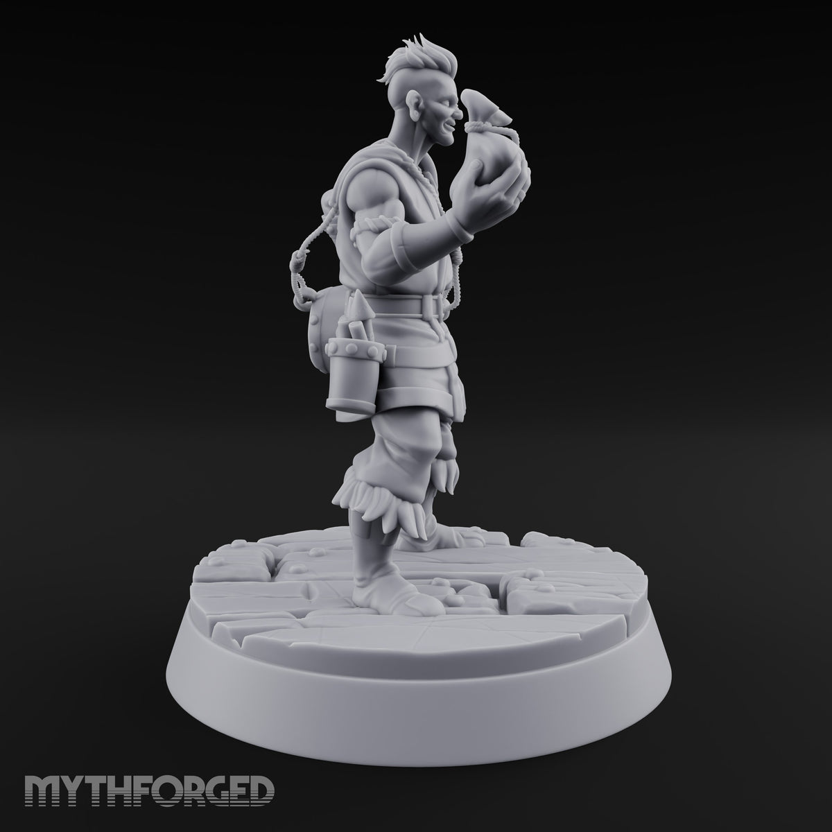 Grin and Barrel It Human Gunpowder Merchant A
