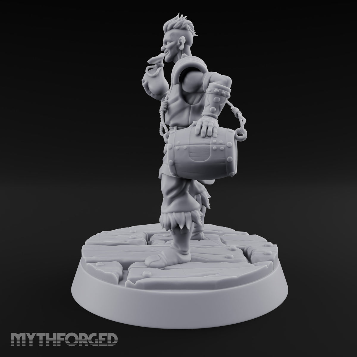 Grin and Barrel It Human Gunpowder Merchant A