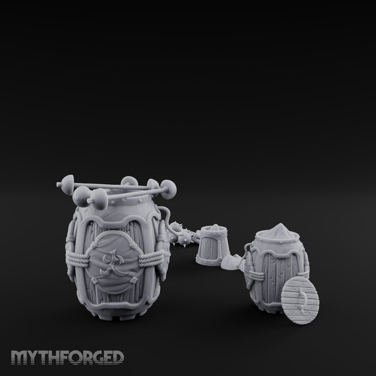Boom Service Wooden Gunpowder Shop Terrain A