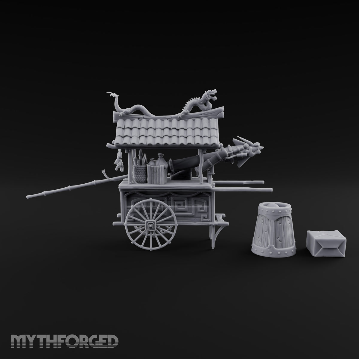 Boom Service Wooden Gunpowder Shop Terrain C
