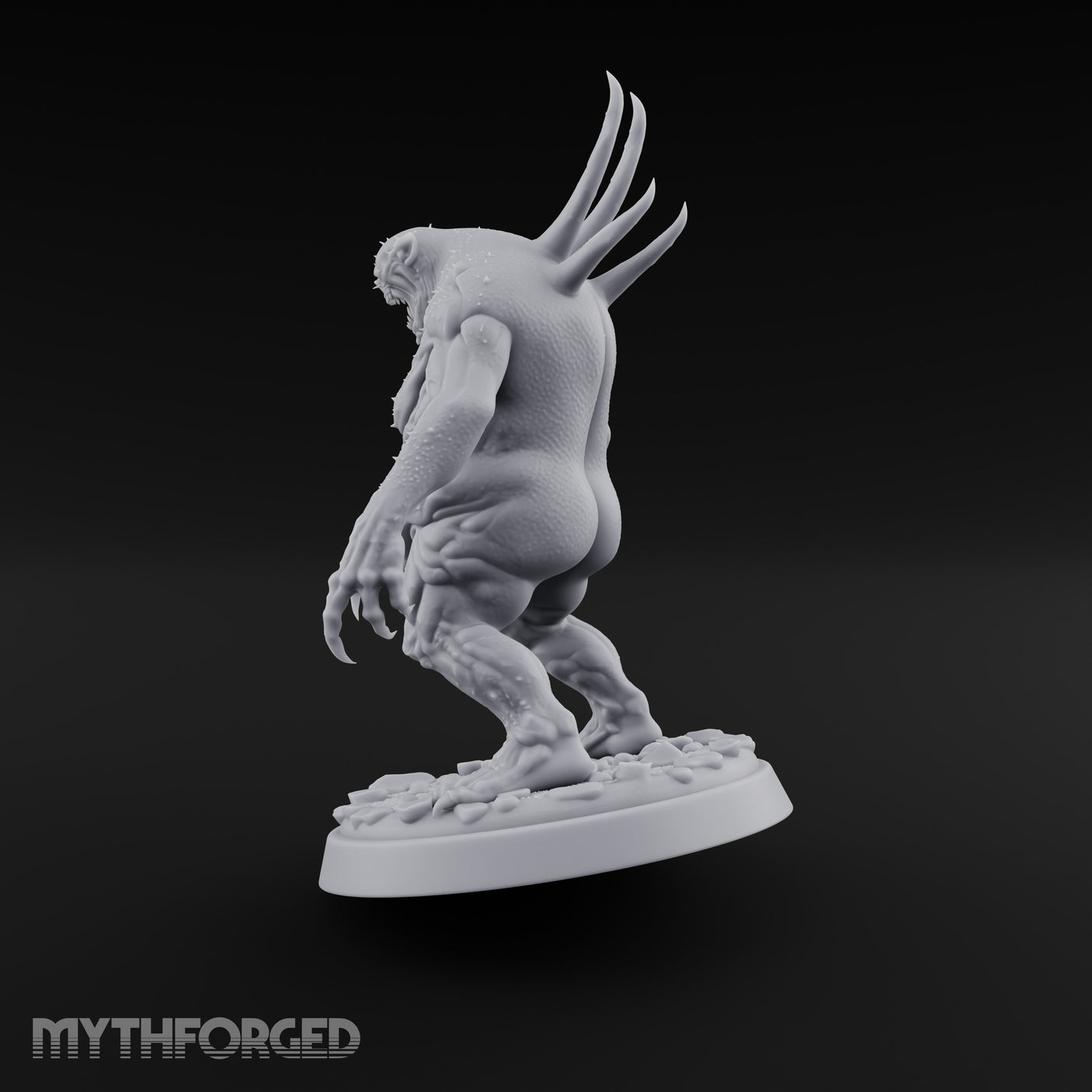 Gut Swollen Charging Sea Spawn Miniature for Dungeons and Dragons, Pathfinder or other TTRPGs