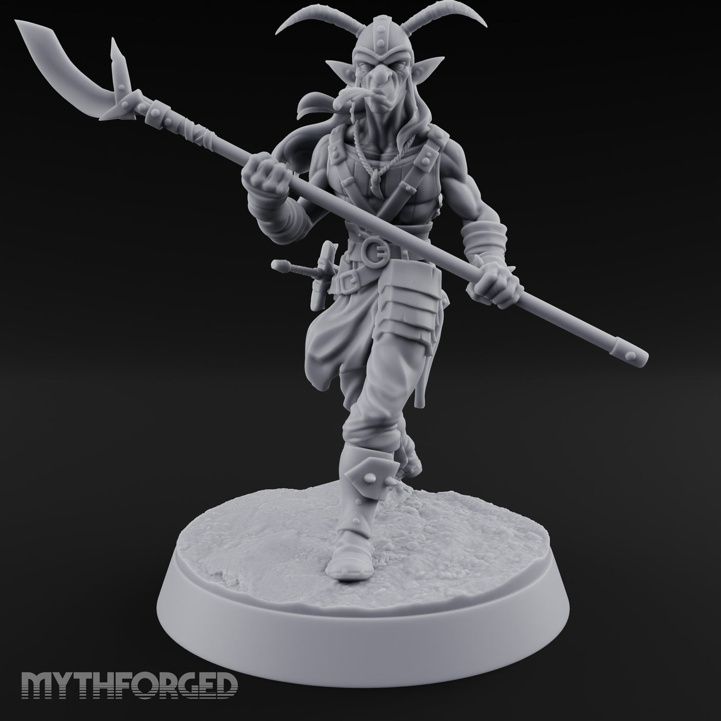 Halberd Charging Hobgoblin Guard