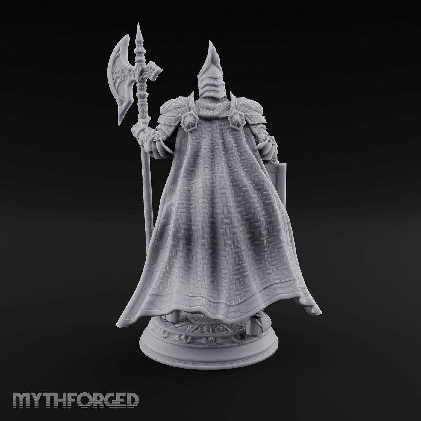 Halberd Hoisting Shield Bearing Human Knight gallery 10