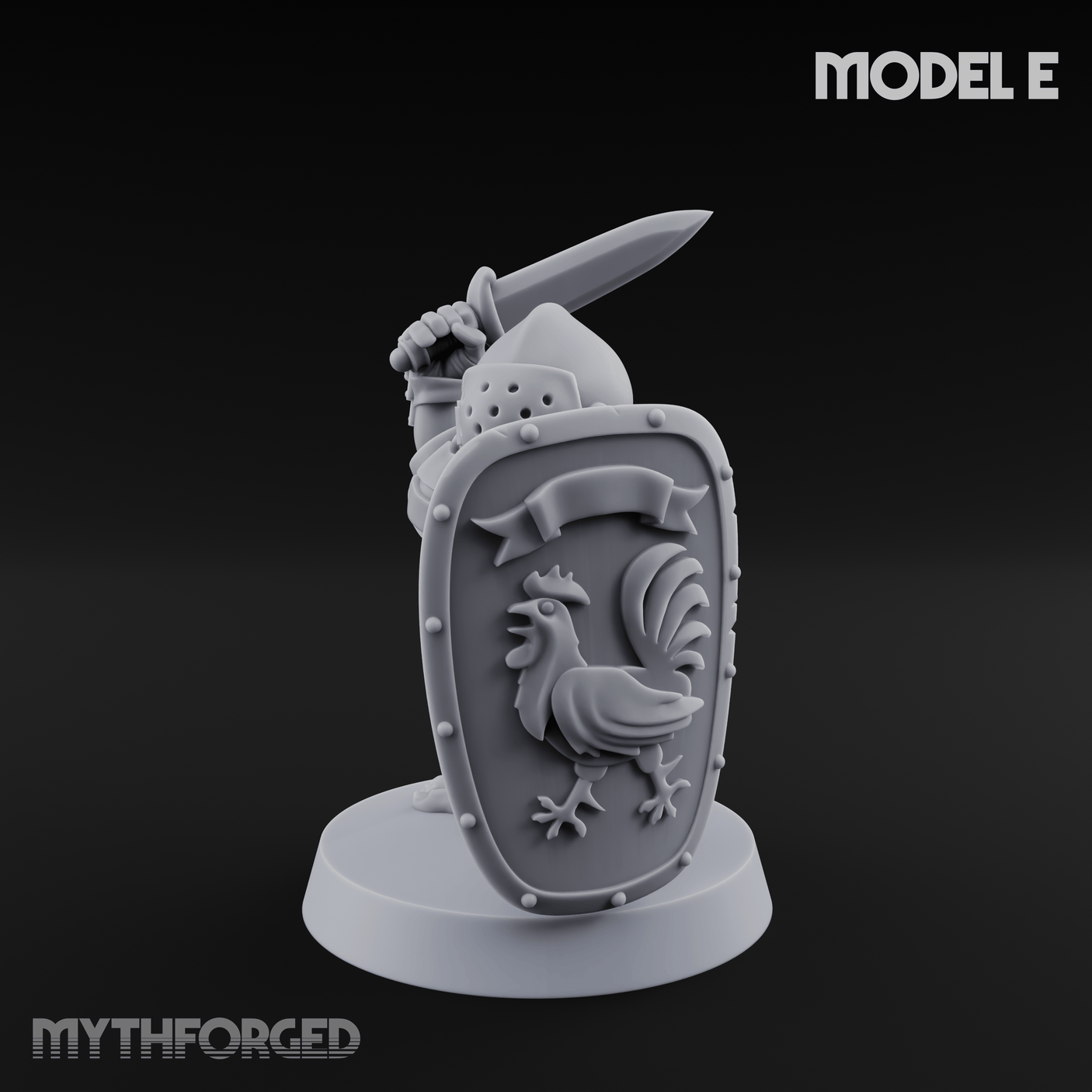 Defending Halfling Warriors E Miniature for Dungeons and Dragons, Pathfinder or other TTRPGs
