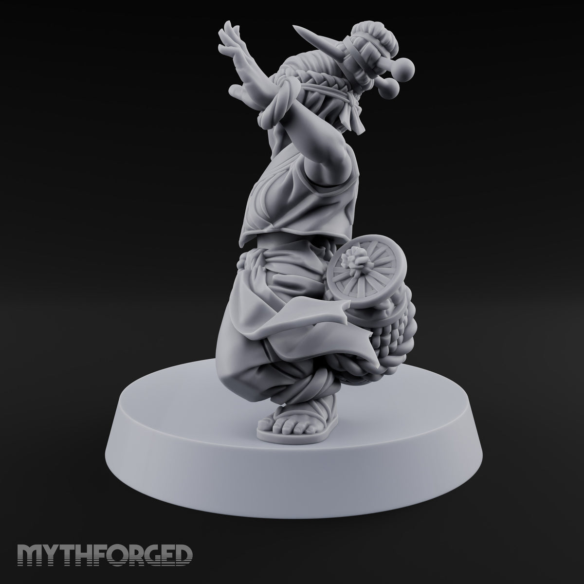 Face Covered, Basket Full Halfling Rogue — Masked · Sword