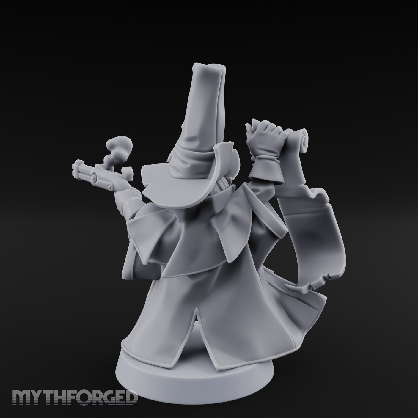 Aiming Down The Sights Halfling Inquisitor Miniature for Dungeons and Dragons, Pathfinder or other TTRPGs