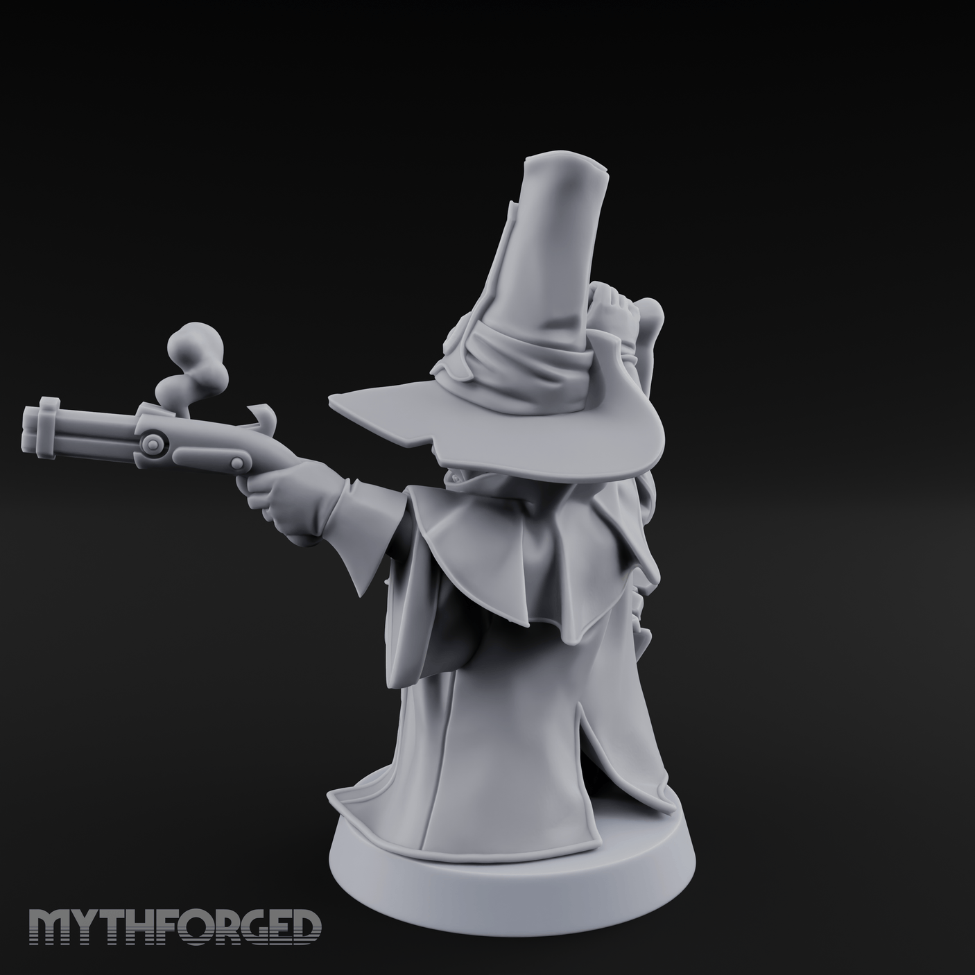 Aiming Down The Sights Halfling Inquisitor Miniature for Dungeons and Dragons, Pathfinder or other TTRPGs