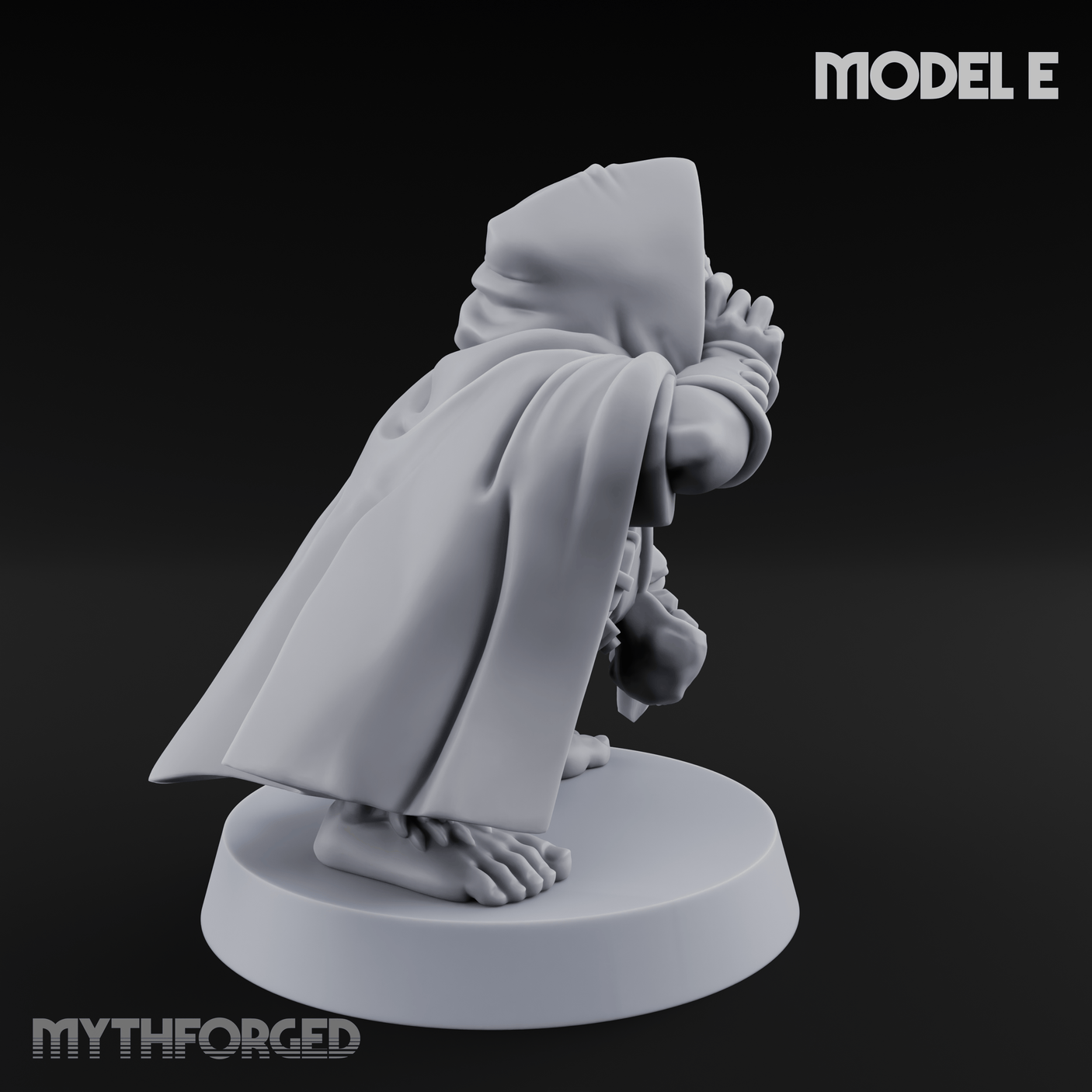 Ready To Fling Halfling Slingers E Miniature for Dungeons and Dragons, Pathfinder or other TTRPGs