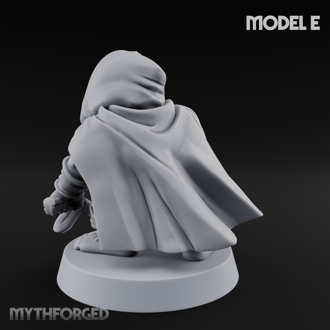 Ready To Fling Halfling Slingers E Miniature for Dungeons and Dragons, Pathfinder or other TTRPGs