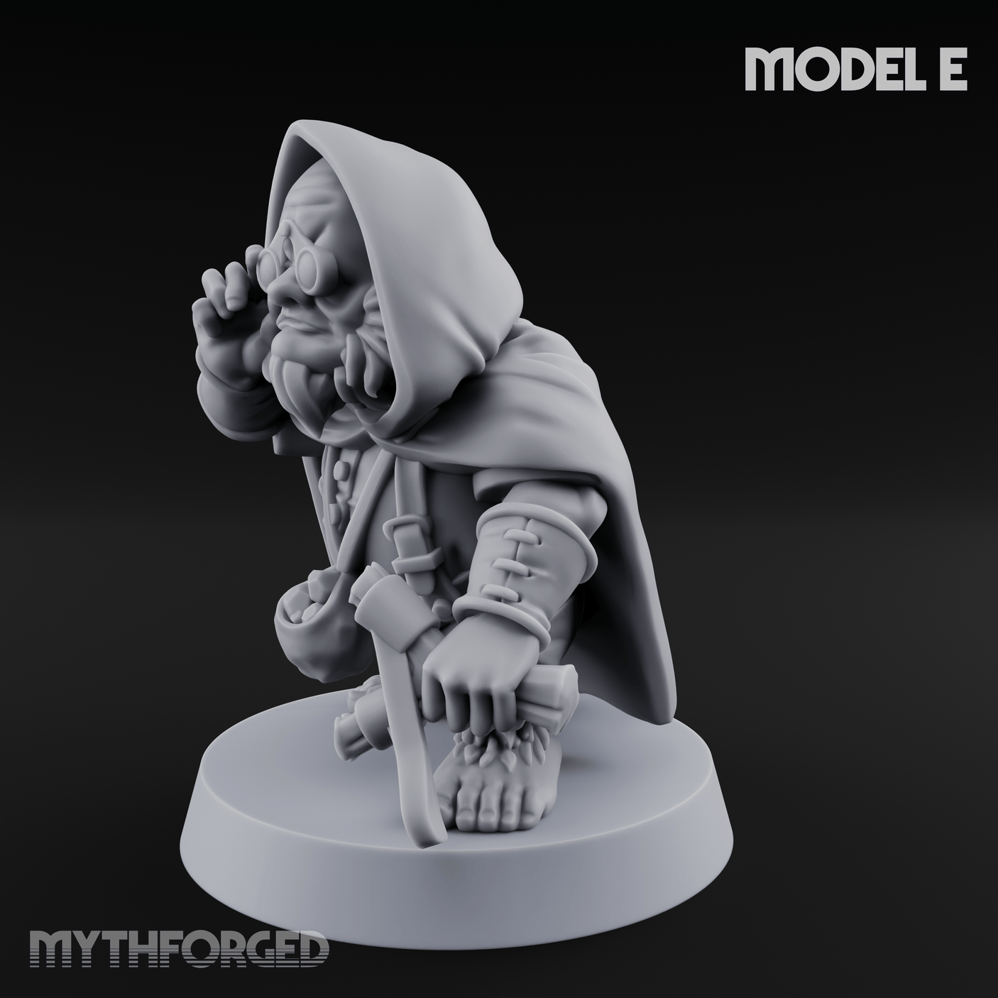 Ready To Fling Halfling Slingers E Miniature for Dungeons and Dragons, Pathfinder or other TTRPGs