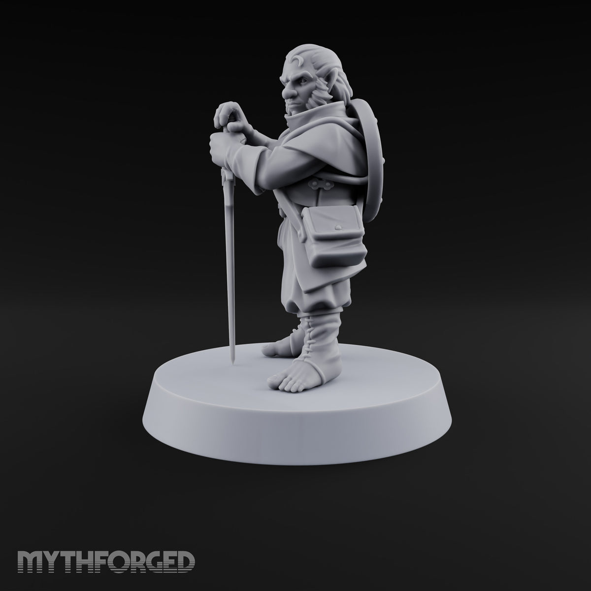 The Watchfire Calls Them Forward Halfling Soldier A
