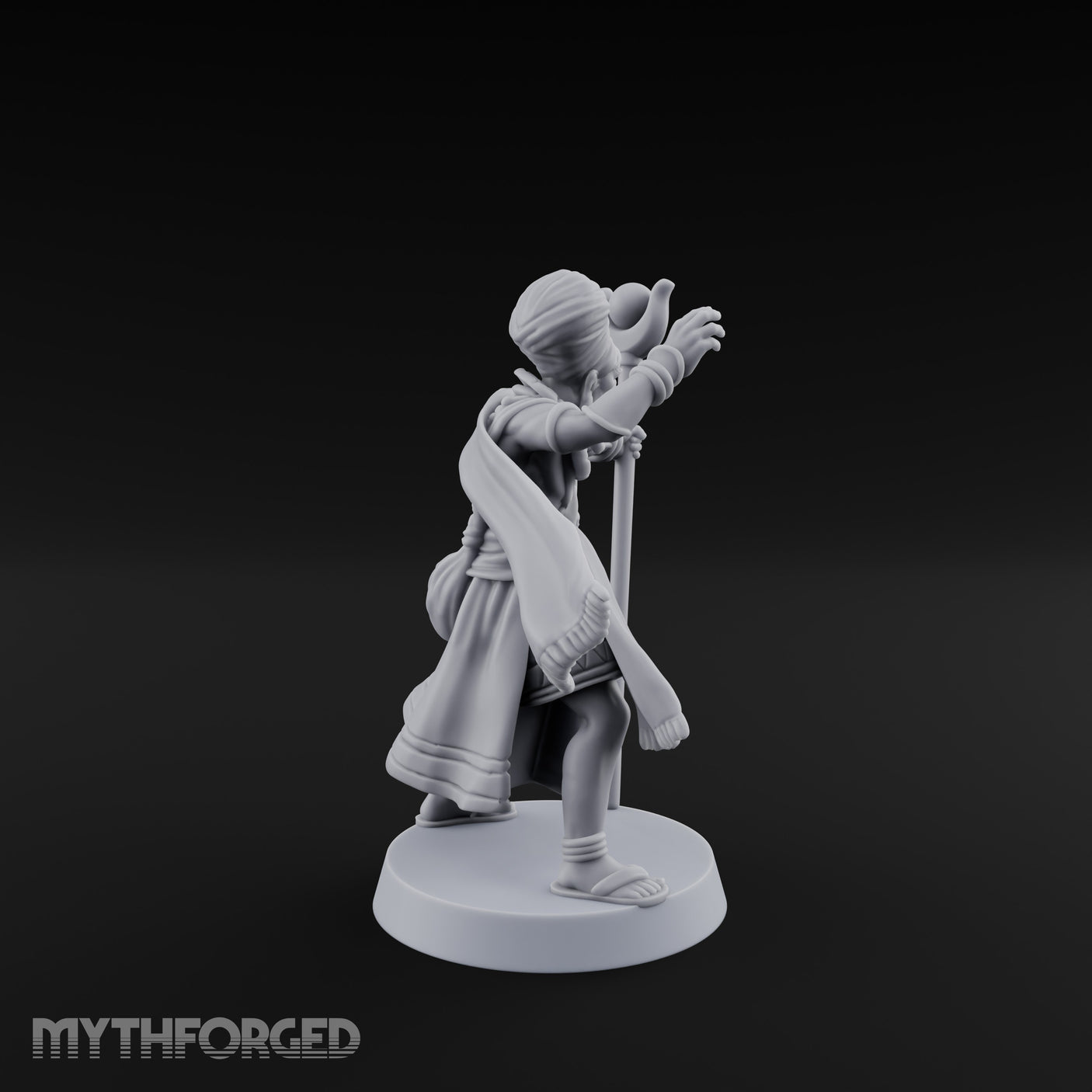 Hand Gesturing Ancient Priest gallery 4