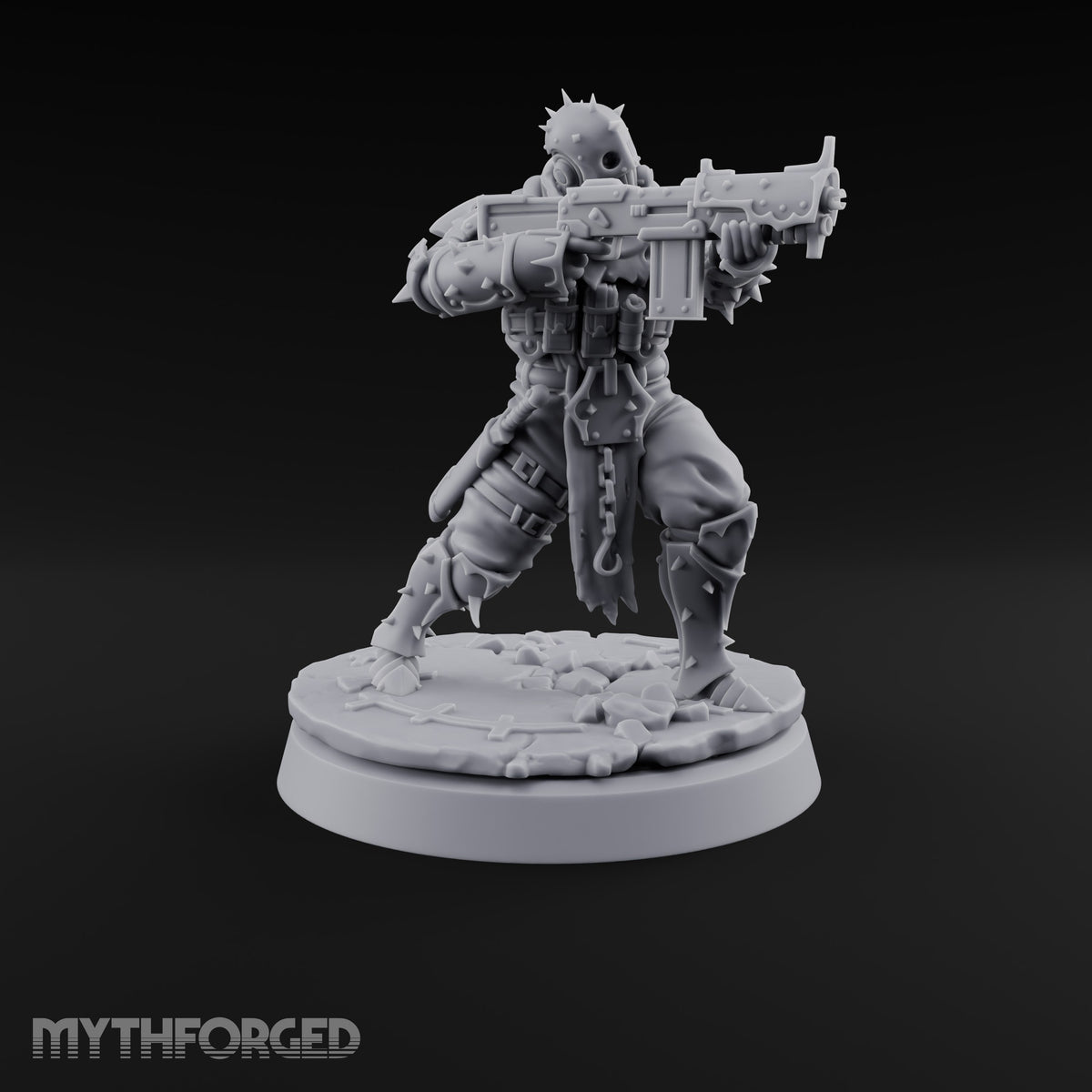Spikes, Smoke and Scripture Human Spiked-Armour Soldier B
