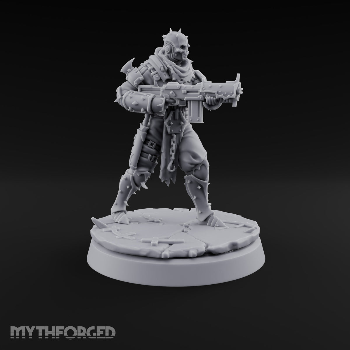 Spikes, Smoke and Scripture Human Spiked-Armour Soldier C