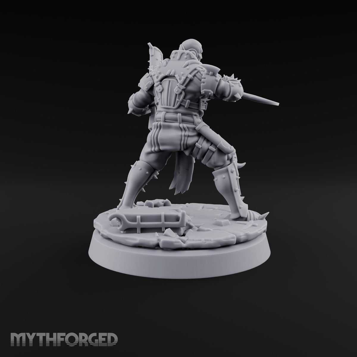 Spikes, Smoke and Scripture Human Spiked-Armour Soldier E