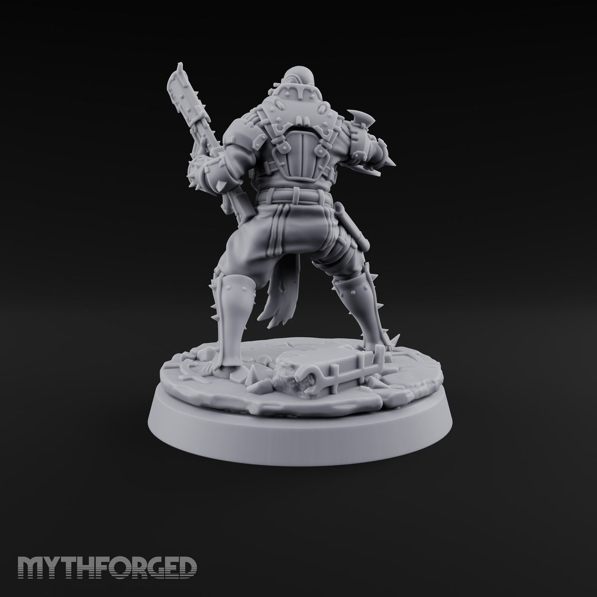 Spikes, Smoke and Scripture Human Spiked-Armour Soldier E
