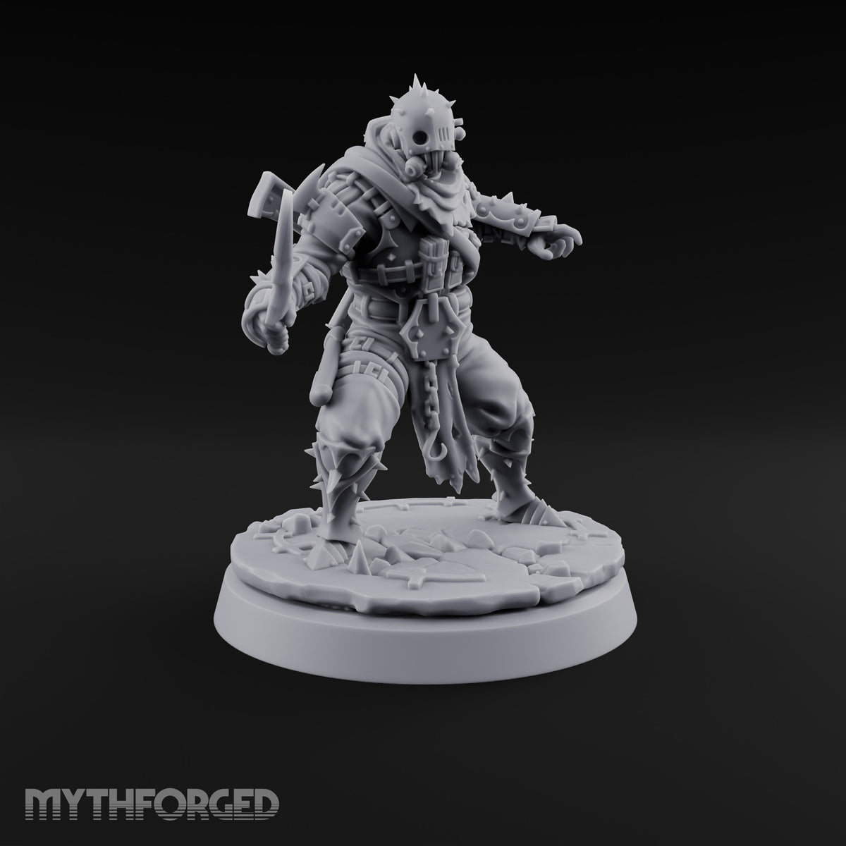 Spikes, Smoke and Scripture Human Spiked-Armour Soldier G