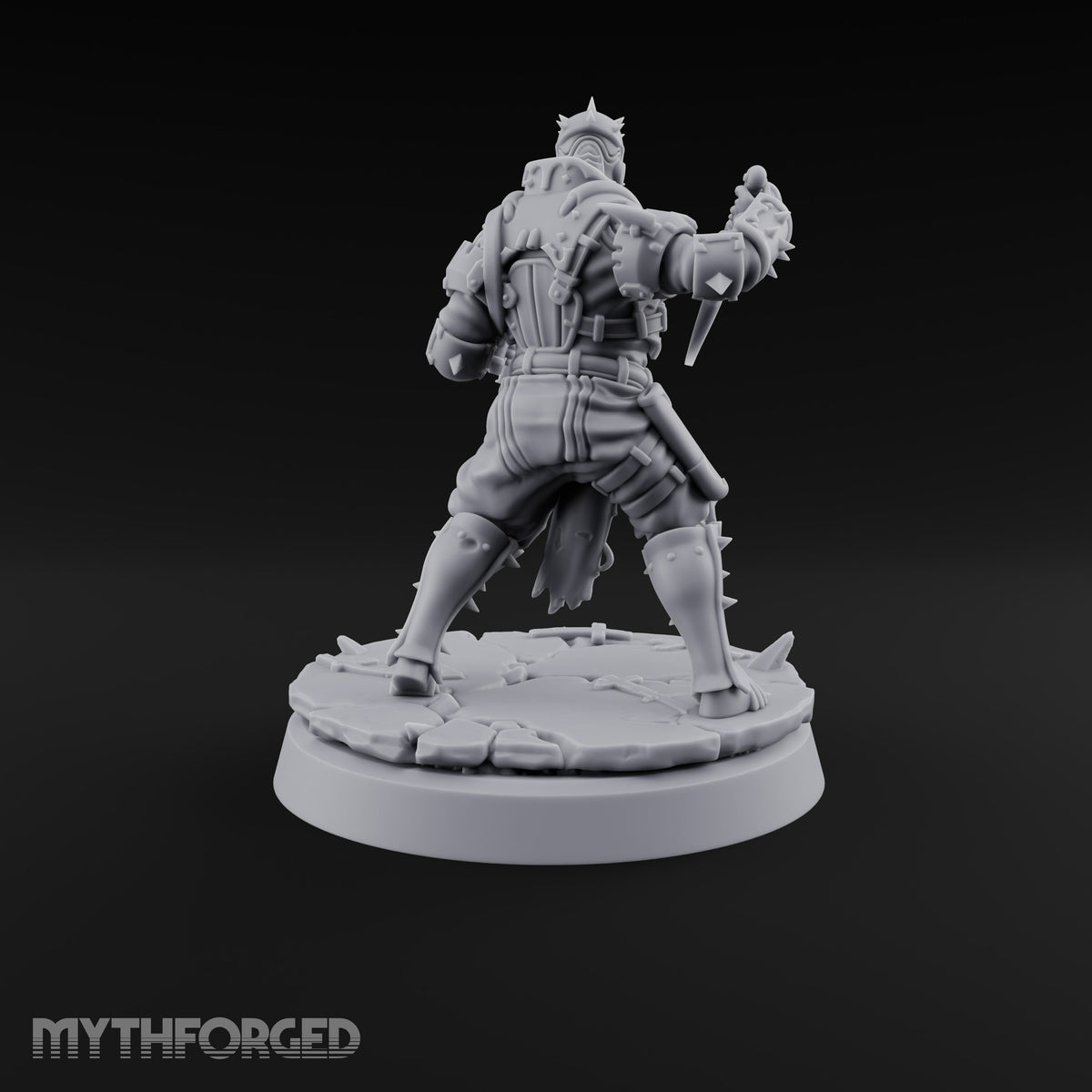 Spikes, Smoke and Scripture Human Spiked-Armour Soldier H