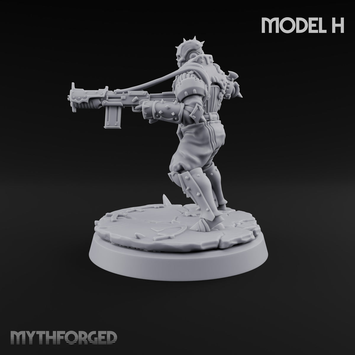 Spikes, Smoke and Scripture Human Spiked-Armour Soldier H
