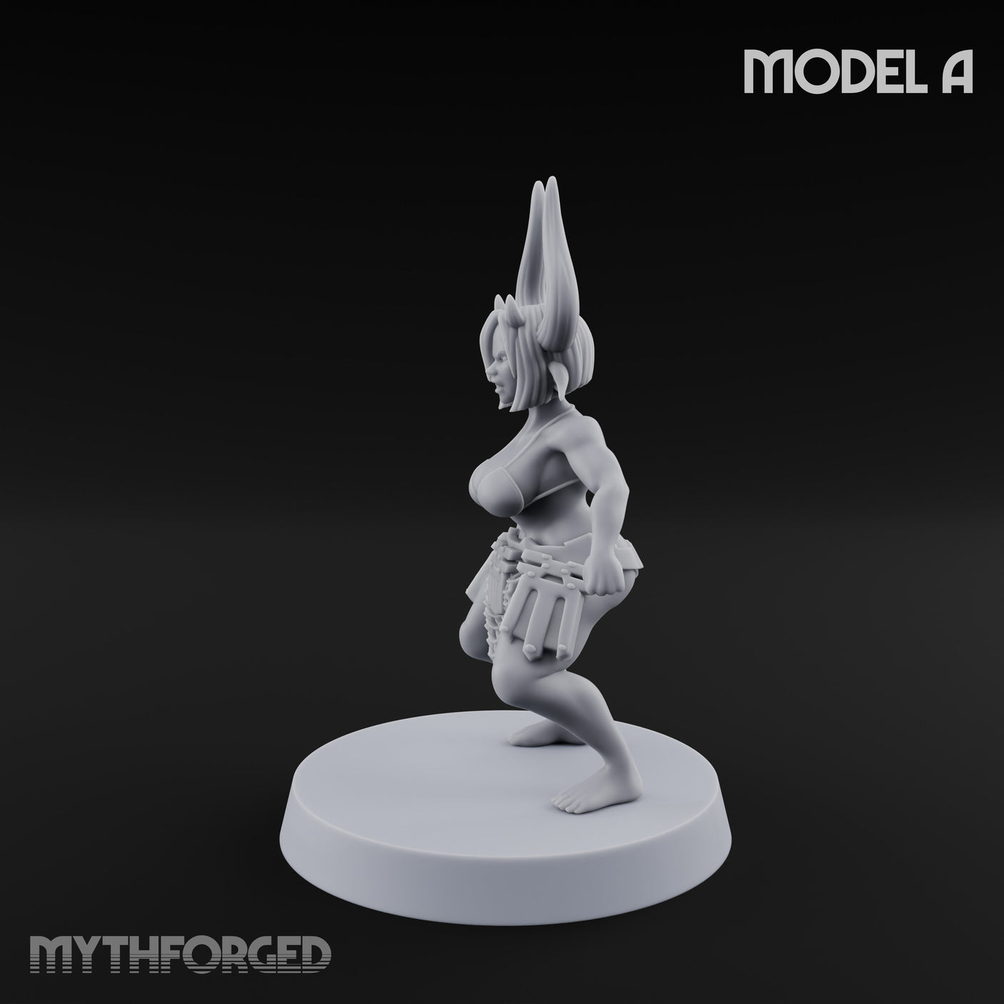 Hell Raising Demon Sorceress A Miniature for Dungeons and Dragons, Pathfinder or other TTRPGs
