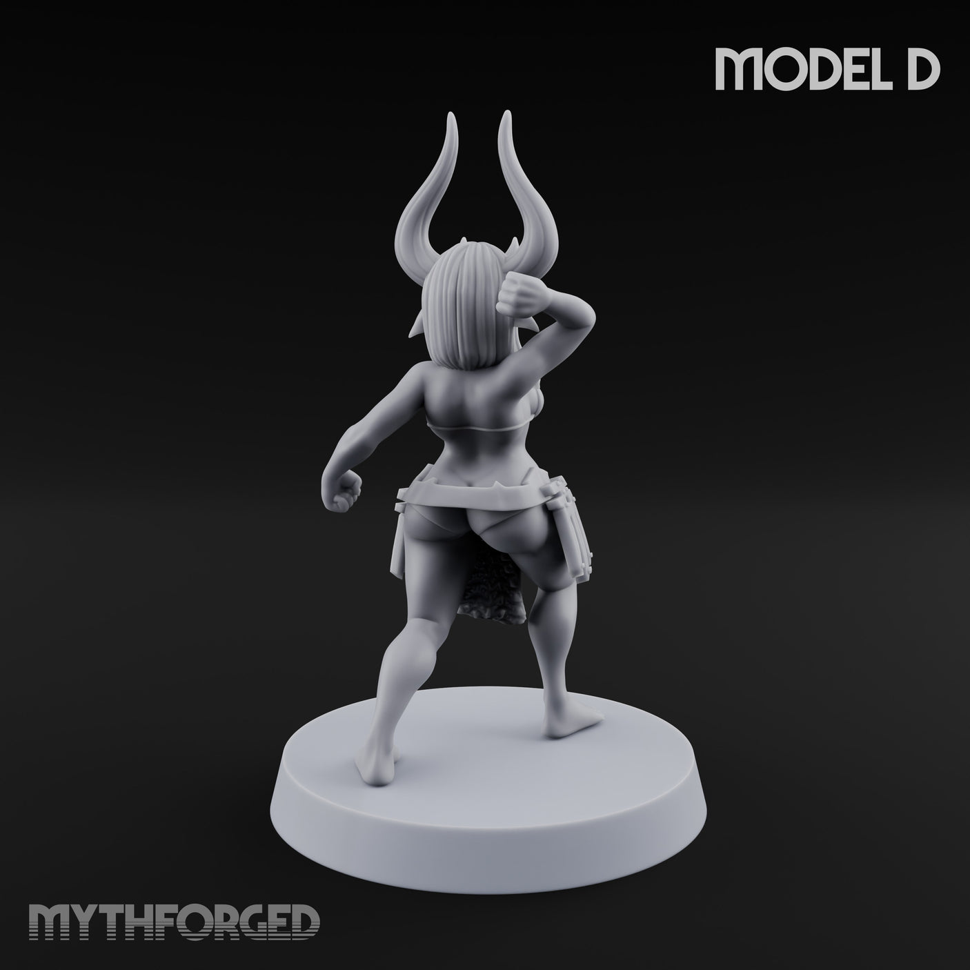 Hell Raising Demon Sorceress D Miniature for Dungeons and Dragons, Pathfinder or other TTRPGs