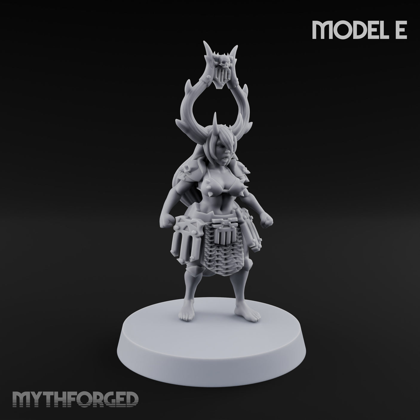 Hell Raising Demon Sorceress E Miniature for Dungeons and Dragons, Pathfinder or other TTRPGs