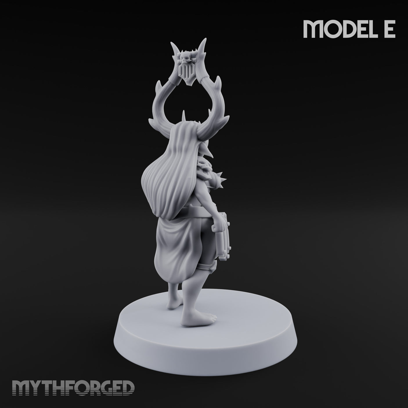 Hell Raising Demon Sorceress E Miniature for Dungeons and Dragons, Pathfinder or other TTRPGs
