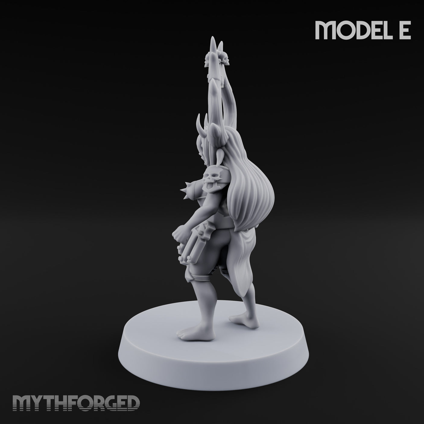 Hell Raising Demon Sorceress E Miniature for Dungeons and Dragons, Pathfinder or other TTRPGs
