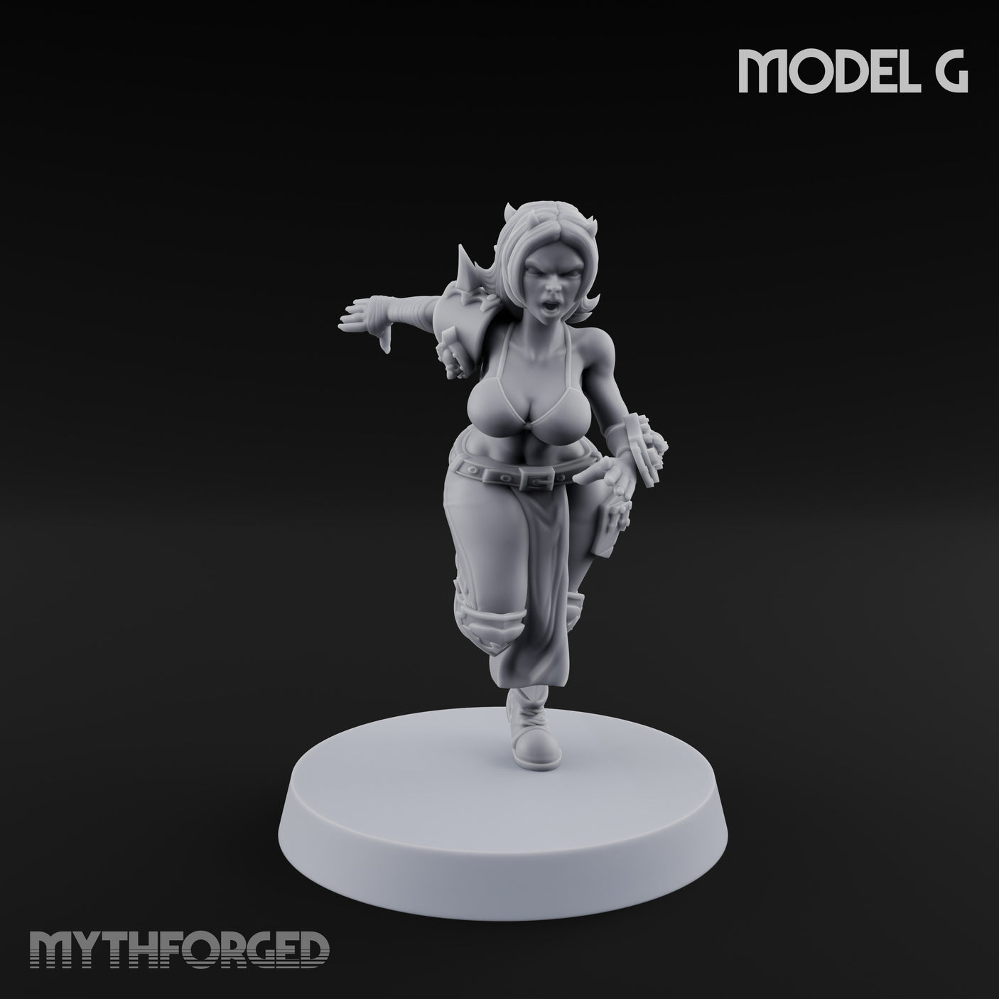 Hell Raising Demon Sorceress G Miniature for Dungeons and Dragons, Pathfinder or other TTRPGs