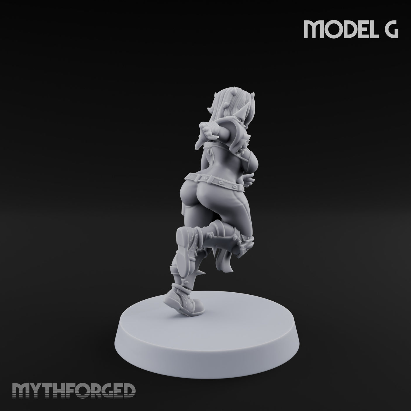 Hell Raising Demon Sorceress G Miniature for Dungeons and Dragons, Pathfinder or other TTRPGs