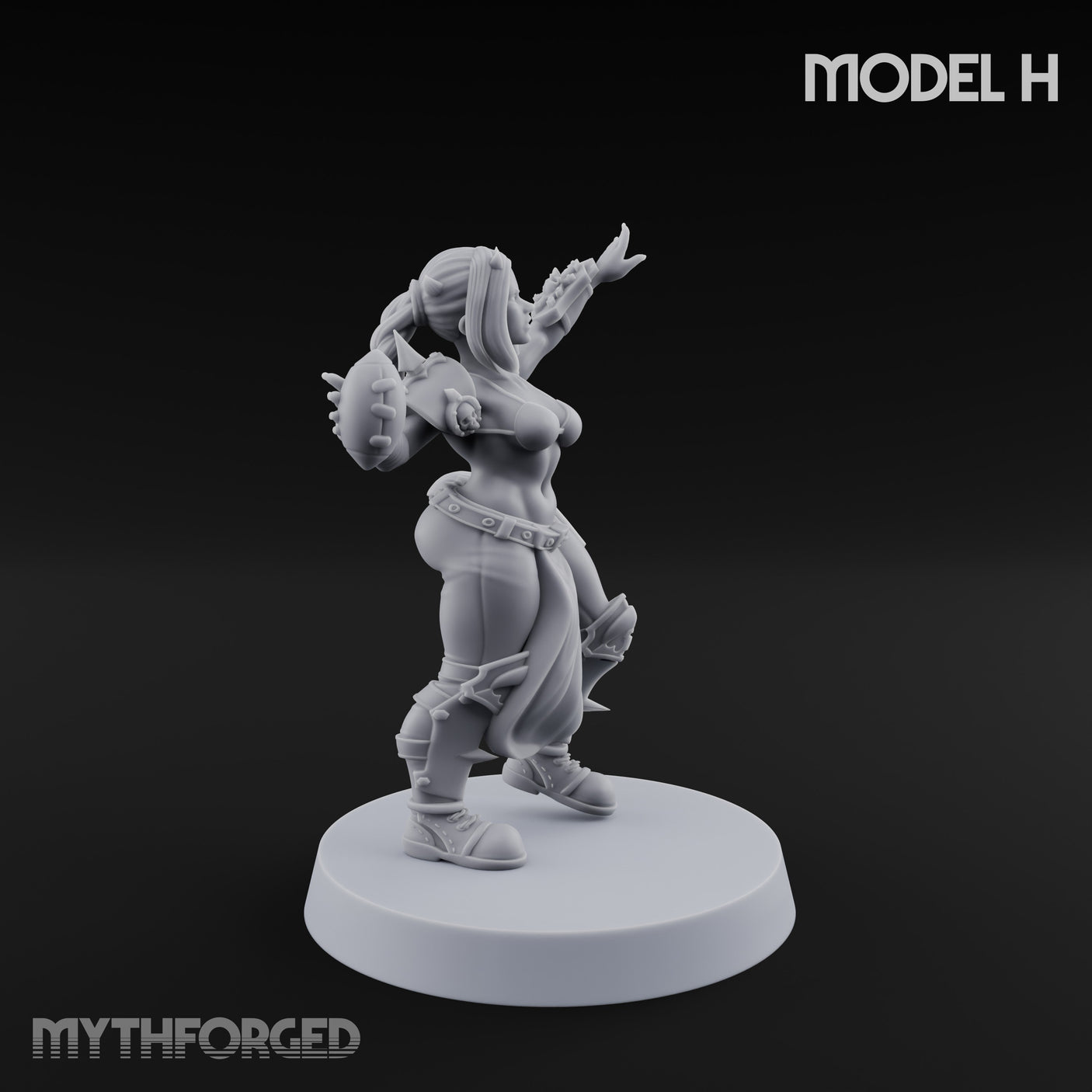 Hell Raising Demon Sorceress H Miniature for Dungeons and Dragons, Pathfinder or other TTRPGs