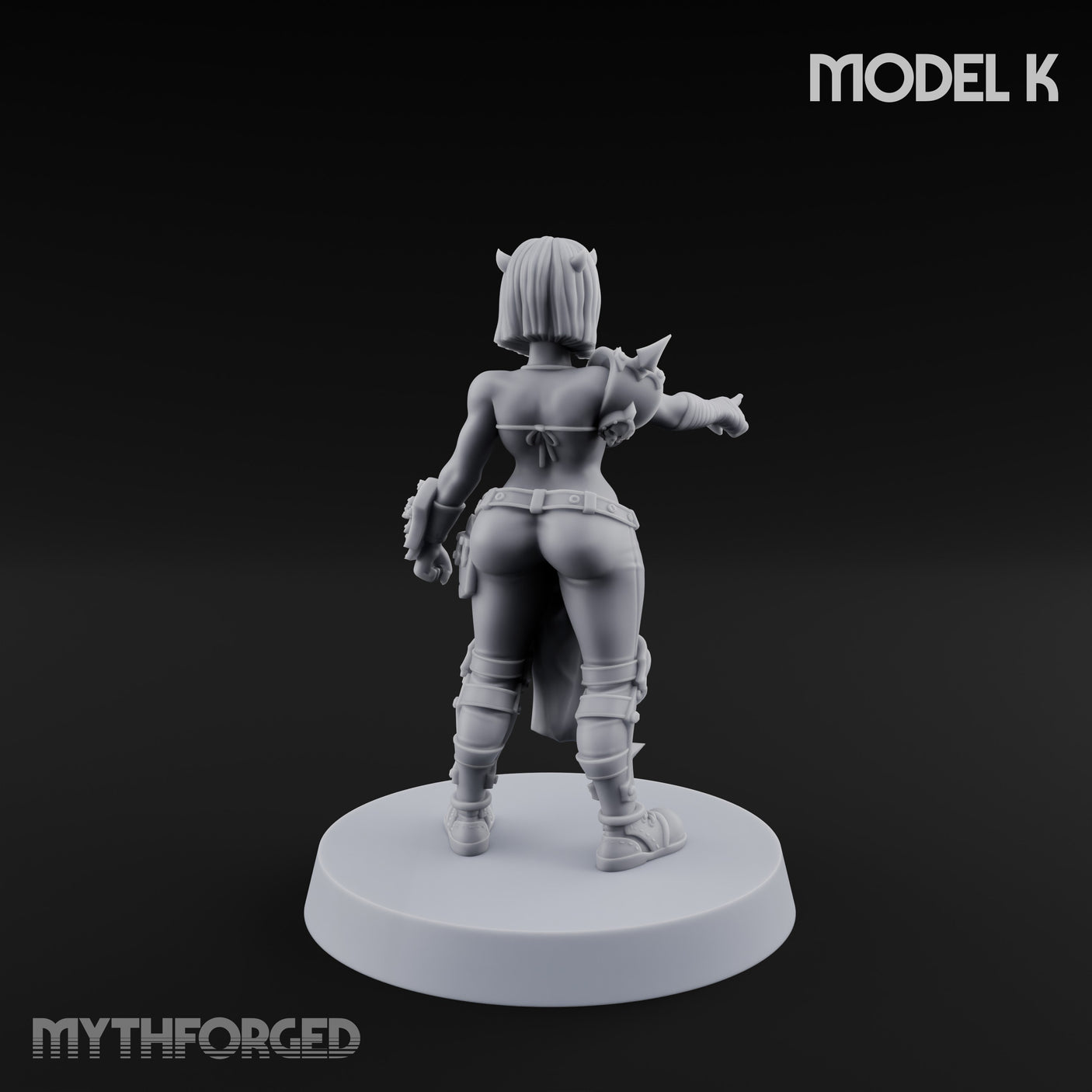 Hell Raising Demon Sorceress K Miniature for Dungeons and Dragons, Pathfinder or other TTRPGs