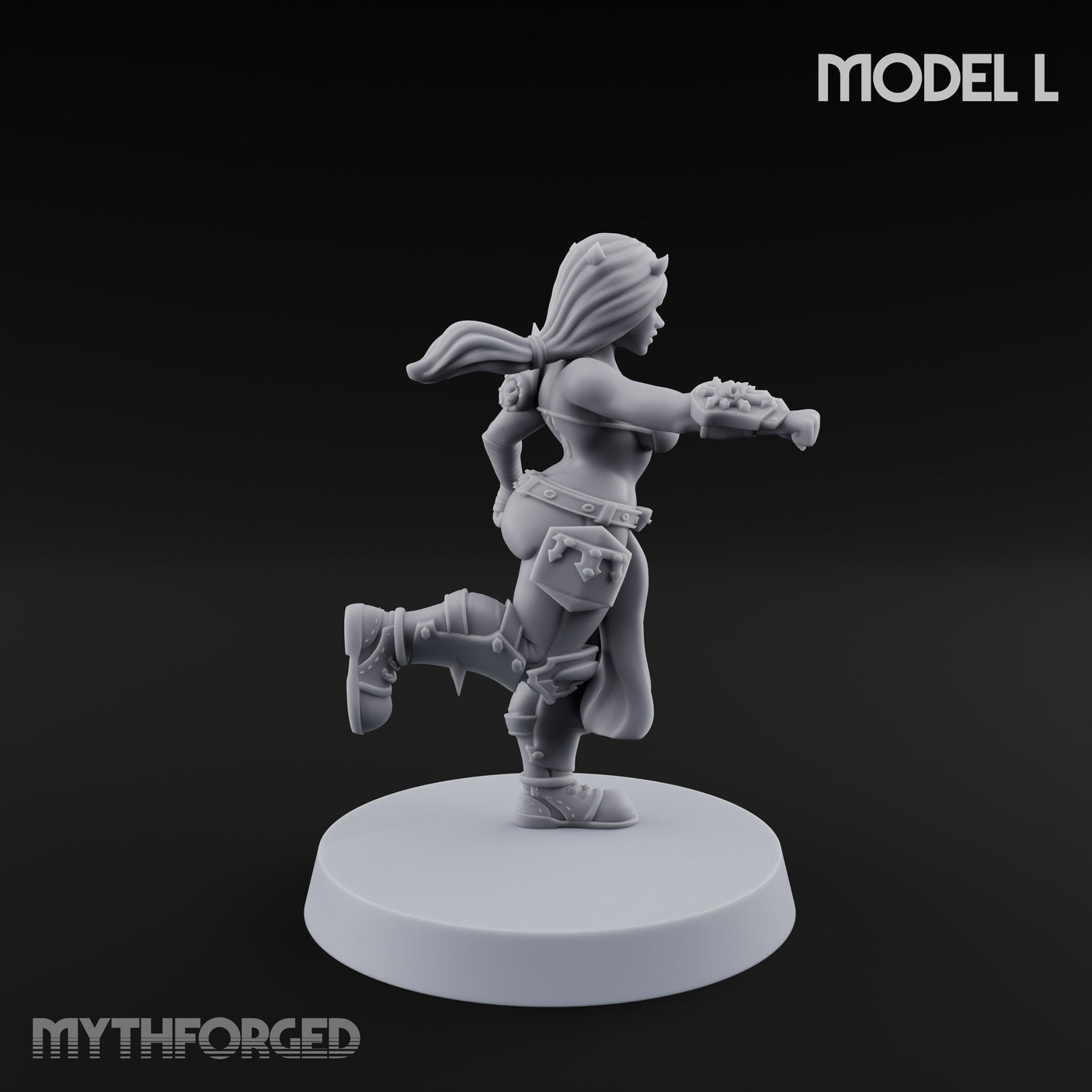 Hell Raising Demon Sorceress L Miniature for Dungeons and Dragons, Pathfinder or other TTRPGs