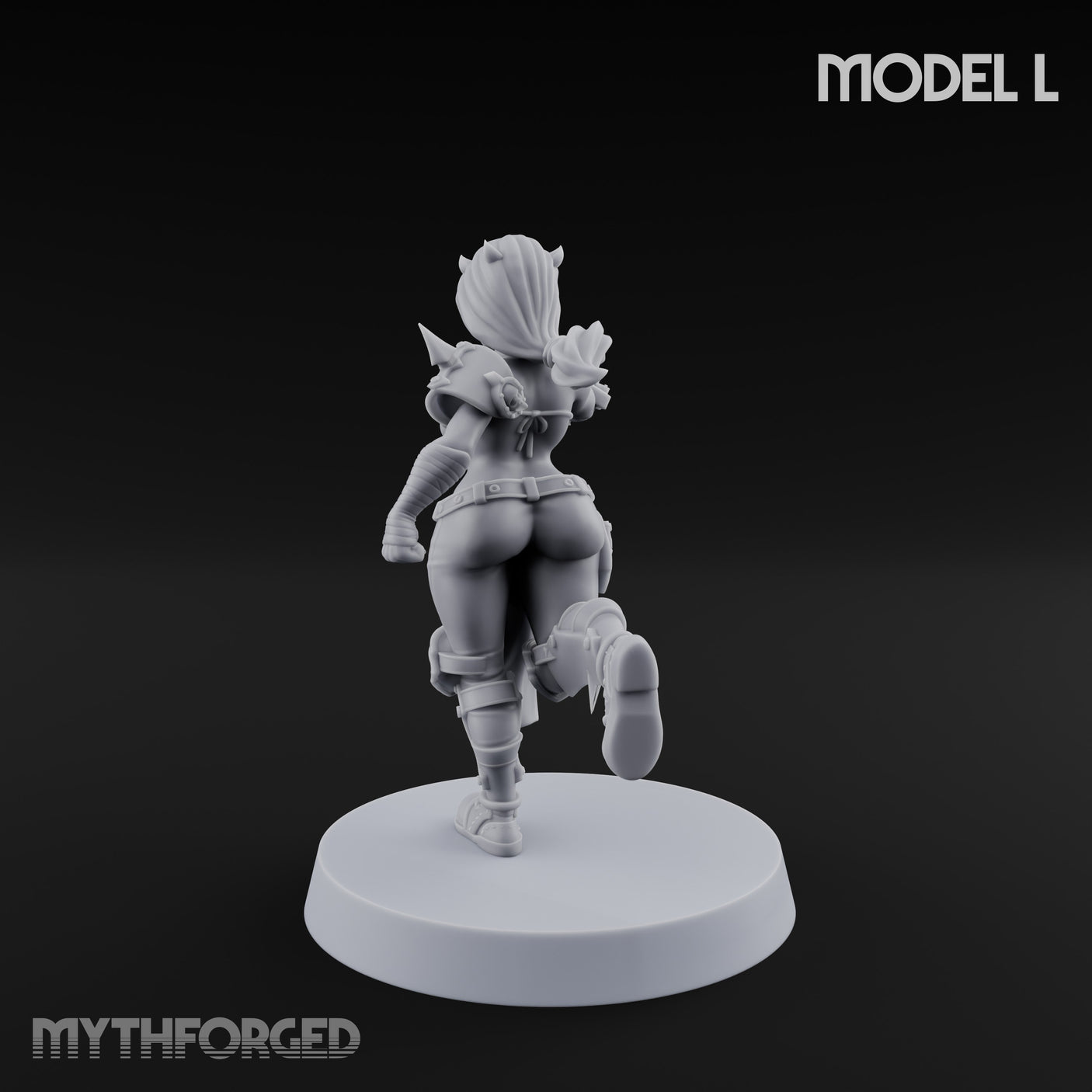 Hell Raising Demon Sorceress L Miniature for Dungeons and Dragons, Pathfinder or other TTRPGs